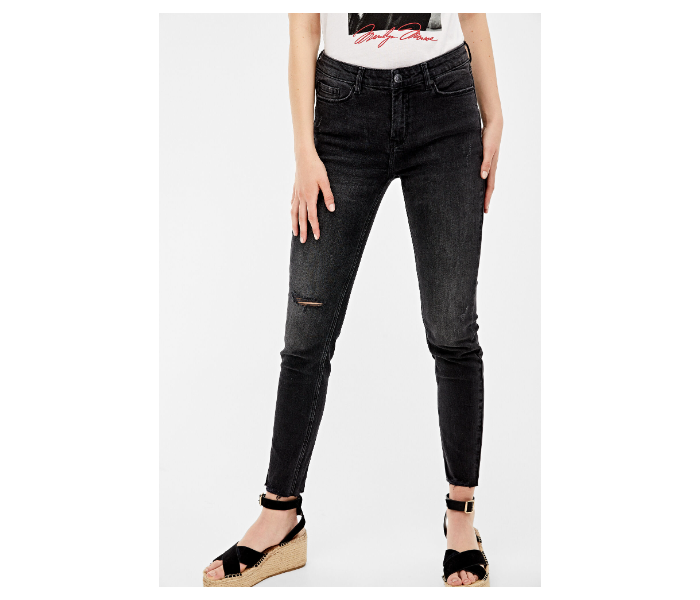 Springfield 682672501 Size 42 Denim for Women - Black - Zoom Image 2