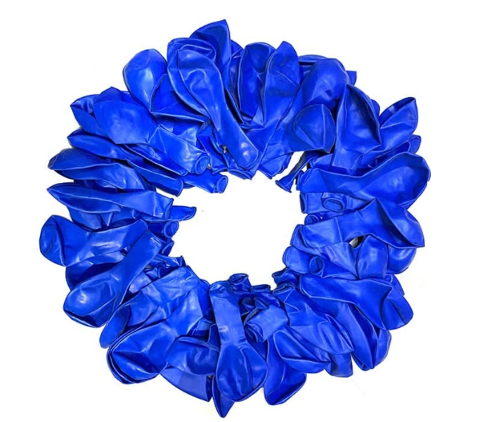 Mira Decor M-D-N10-2515 10 inch Pack of 25 Piece Latex Balloon - Blue - Zoom Image