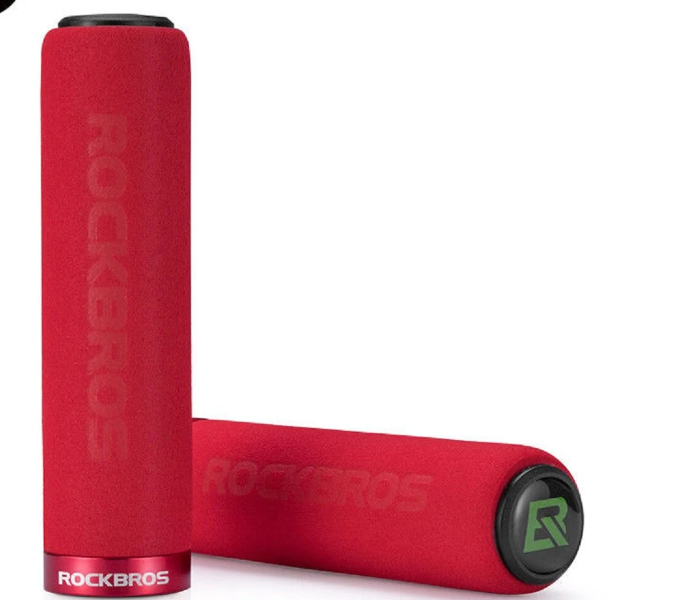 RockBros Anti Slip Cycling Handlebar Grips -Red - Zoom Image