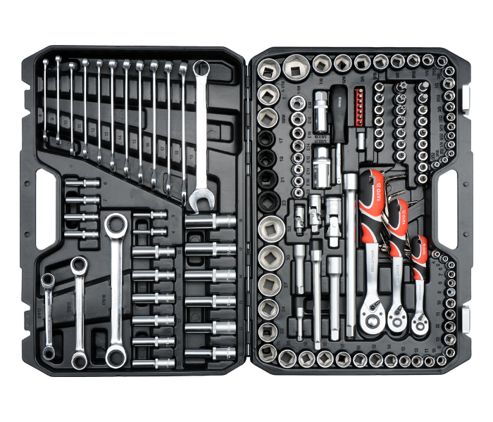 Yato YT-38811 150 Piece Cr-V Steel Socket Set - Grey - Zoom Image 1