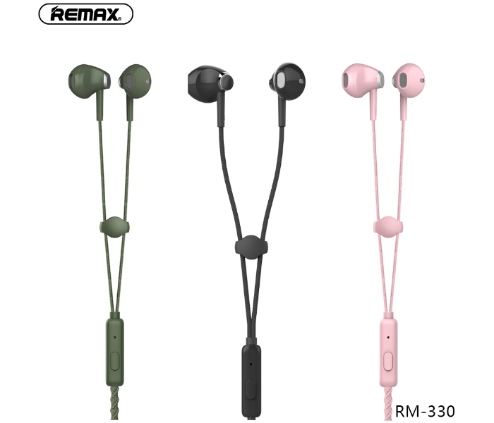 Remax RM-330 Bracelet Wired Earphone - Black - Zoom Image 5