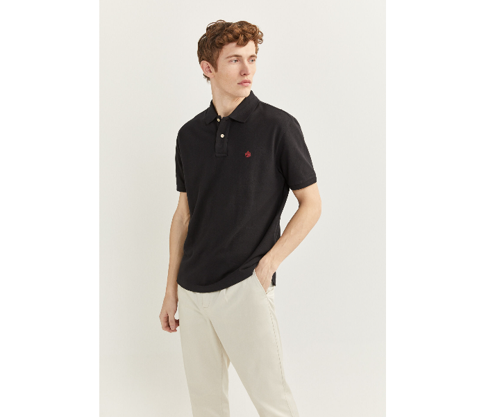 Springfield 855102201 Small Basic Polo Shirt for Men - Black - Zoom Image 1