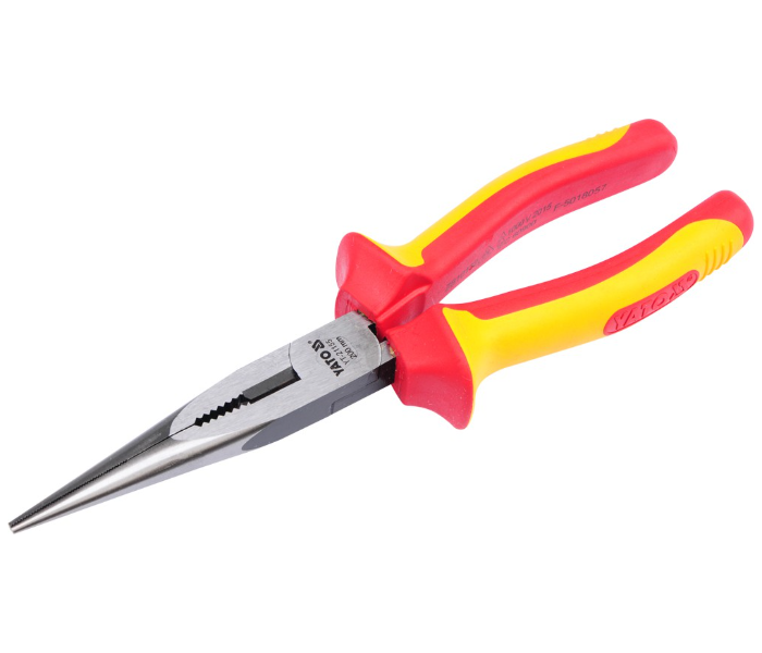 Yato YT-21155 8 Inch Insulated Long Nose Plier - Yellow and Red - Zoom Image 2