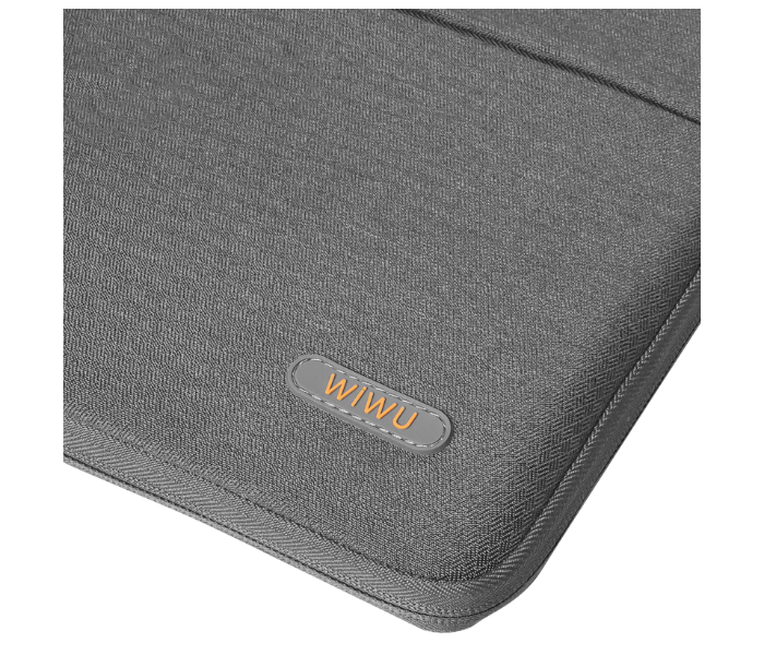 Wiwu PWRHCLSC133G Pilot Water Resistant High-Capacity Laptop Sleeve Case - Grey - Zoom Image 5