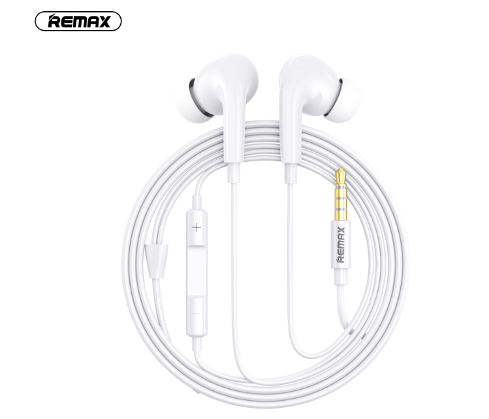 Remax RM-310 Air Plus Pro In-Ear Wired Earphone - White - Zoom Image 1