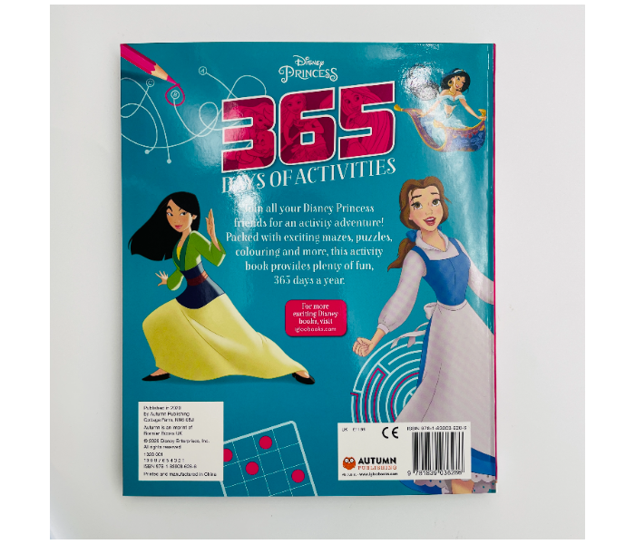 Disney Princess 365 Days of Activities - Puzzles and Activities Book by Autumn Publishing - Zoom Image 2