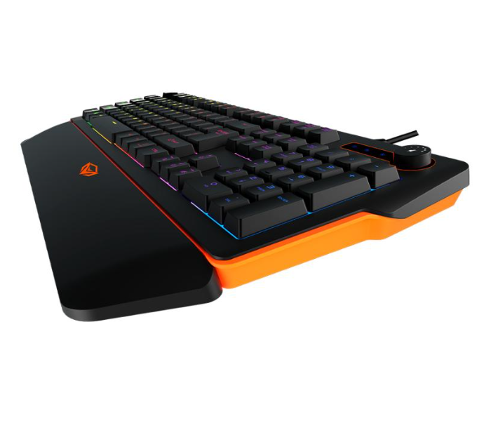 Meetion MT-K9520 Anti-Ghosting – 26 Keys Magnetic Wrist Rest RGB Gaming Keyboard -Black - Zoom Image 2