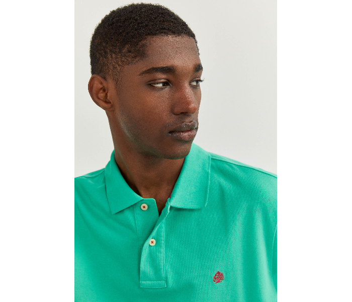 Springfield 855102225 Large Basic Polo Shirt for Men - Green - Zoom Image 2