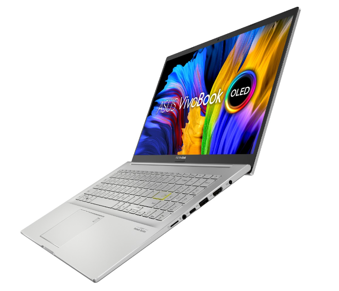 Asus VivoBook K513EQ-OLE005T 15.6 Inch OLED FHD Intel Core i5-1135G7 Processor 8GB RAM 512GB SSD 2GB NVIDIA MX350 Graphics Windows 10 - Silver - Zoom Image 3