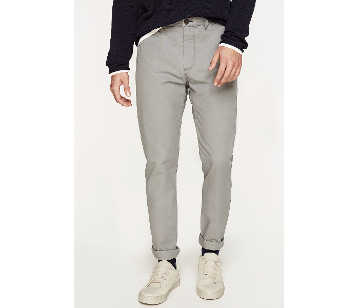 Springfield 155345344 Size 38 Chinos for Men - Grey - Zoom Image 1