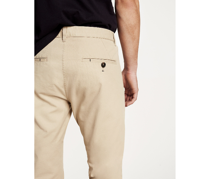 Springfield 155345351 Size 38 Chinos for Men - Beige - Zoom Image 3