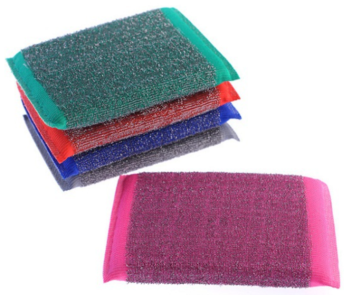 Mohajl Set of 6 Multi-Purpose Scouring Pads with Stainless Steel Mesh - Zoom Image 1