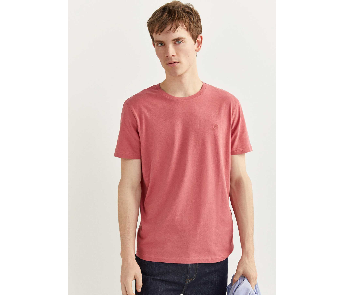 Springfield 712204771 Large Basic T-Shirt for Men - Pink - Zoom Image 1