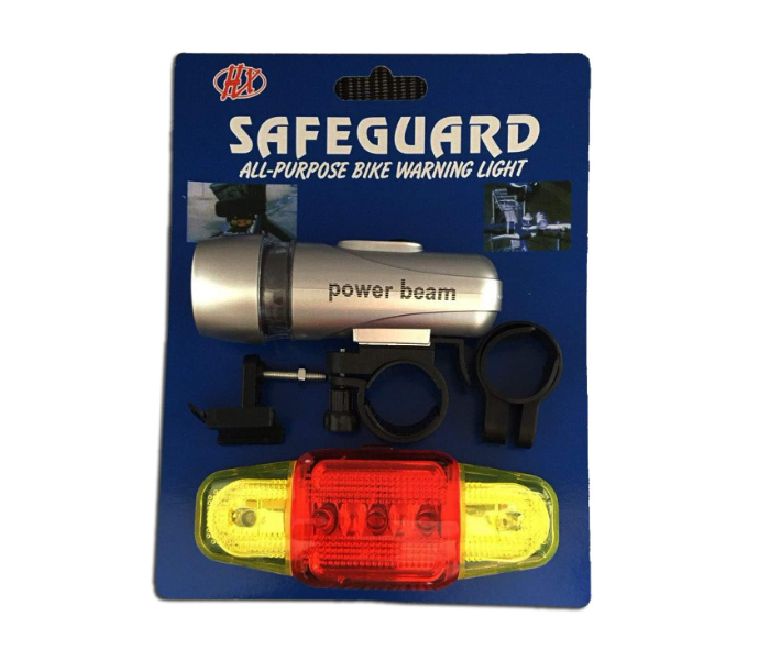 Safe Guard Front And Back Bike Warning Light - Zoom Image 1