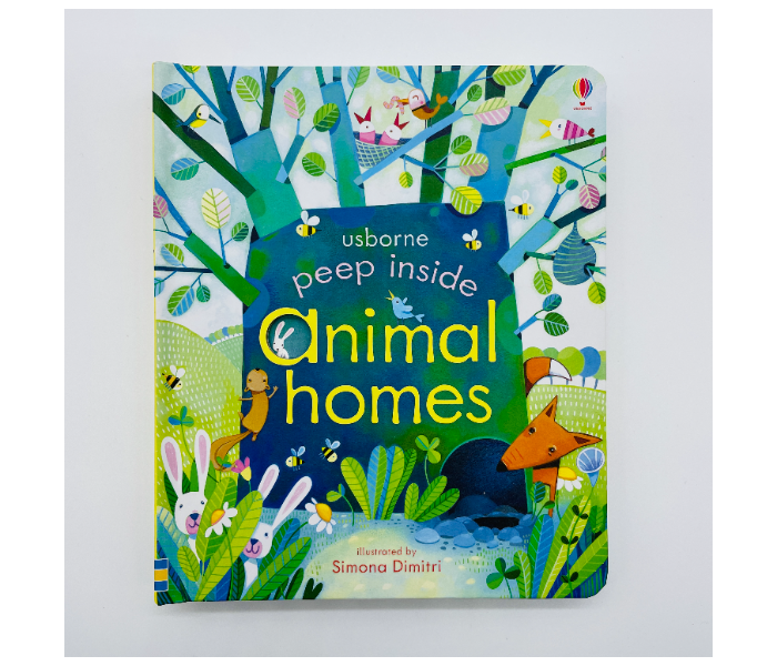 Peep Inside Animal Homes Kids Book by Usborne Publisher - Zoom Image 1