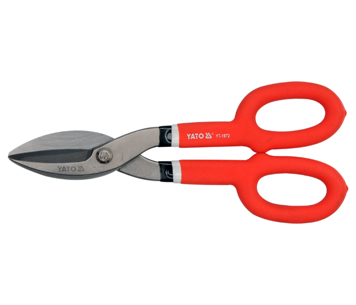 Yato YT-1971 200mm High Carbon Steel American Type Tin Snip - Red and Black - Zoom Image