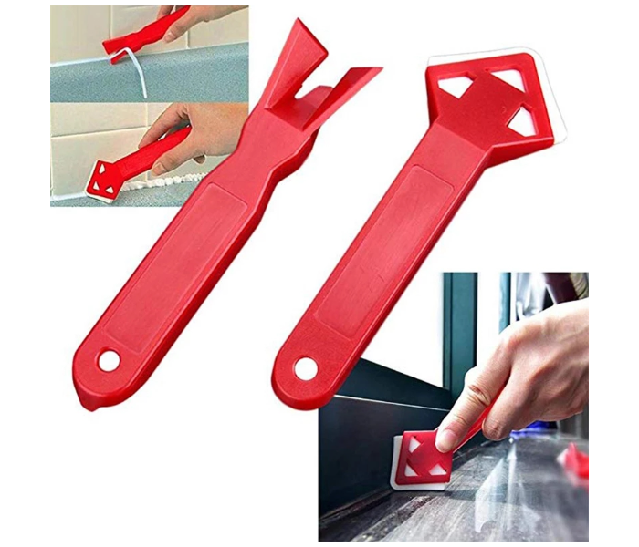 OEM 2 Piece Silicone Glass Sealant Remover Tool Kit - Red - Zoom Image 2