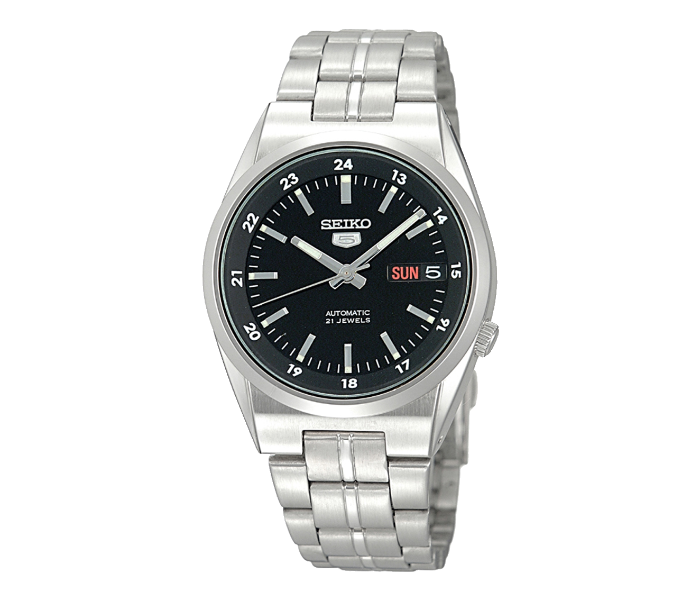 Seiko SNK567J1 Discover More Automatic Stainless Steel Watch for Men - Silver - Zoom Image