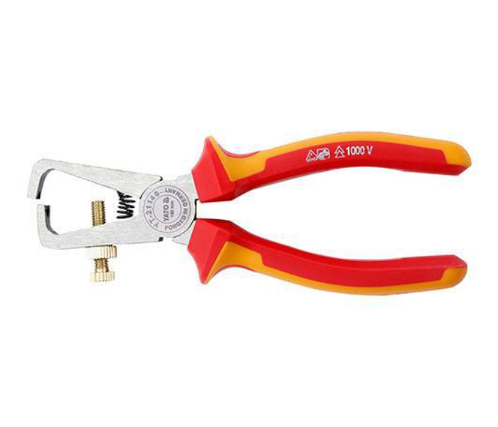 Yato YT-21140 160mm Insulated Wire Stripper - Red and Yellow - Zoom Image