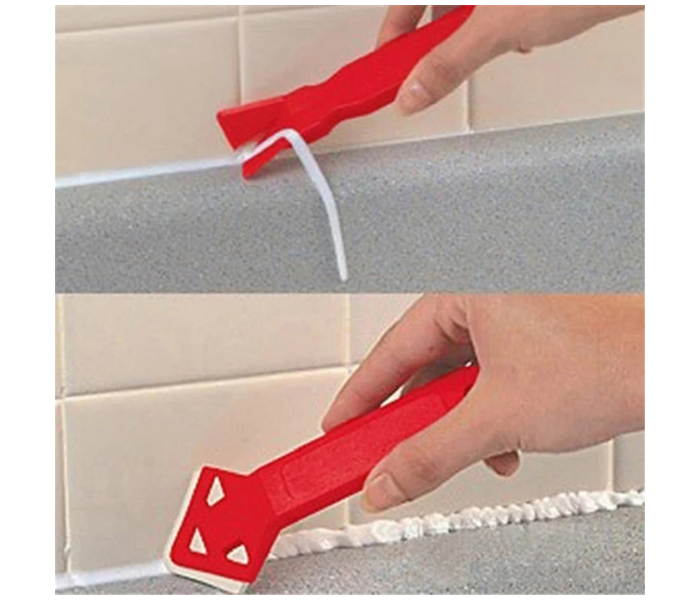 OEM 2 Piece Silicone Glass Sealant Remover Tool Kit - Red - Zoom Image 4