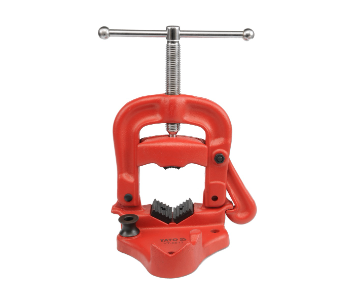 Yato YT-6513 4 Inch Bench Pipe Vice - Red - Zoom Image