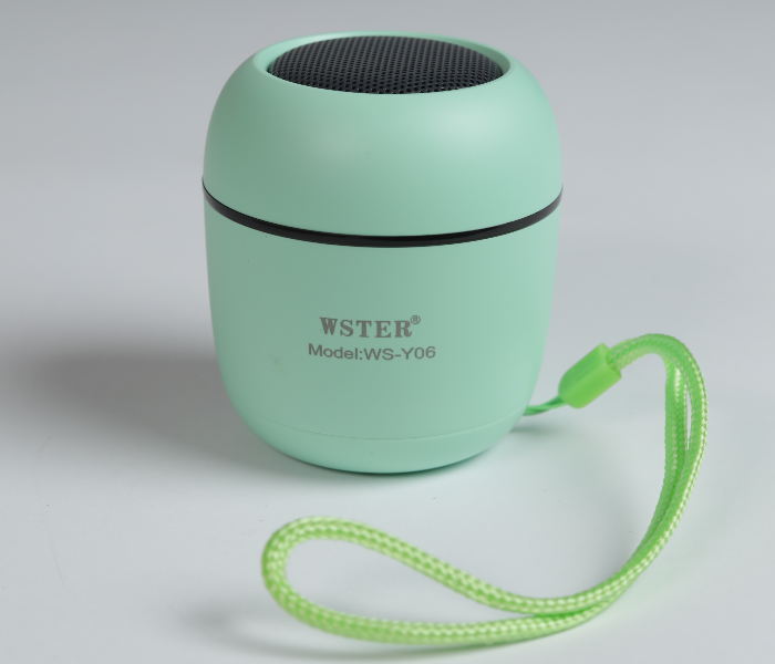 WSTER WS-Y06 Wireless Stereo Speaker - Green - Zoom Image 1