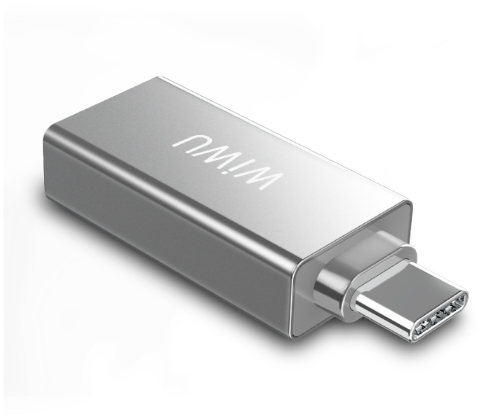 Wiwu T02S USB Type-C Hub Zinc Alloy Case - Silver - Zoom Image 2