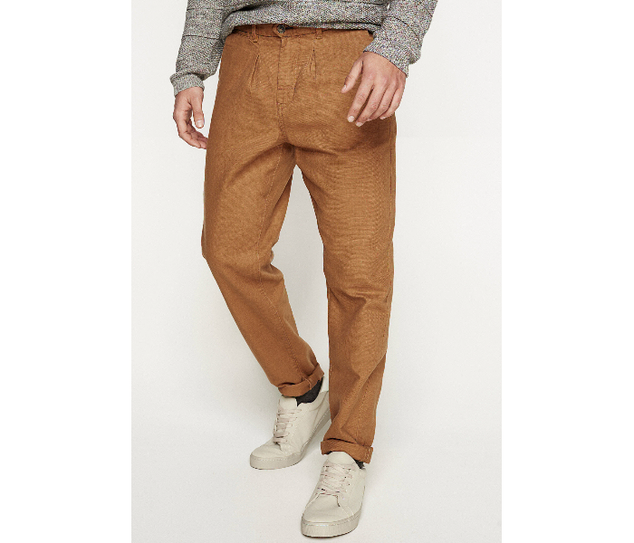 Springfield 155354232 Size 38 Chinos for Men - Light Brown - Zoom Image 1