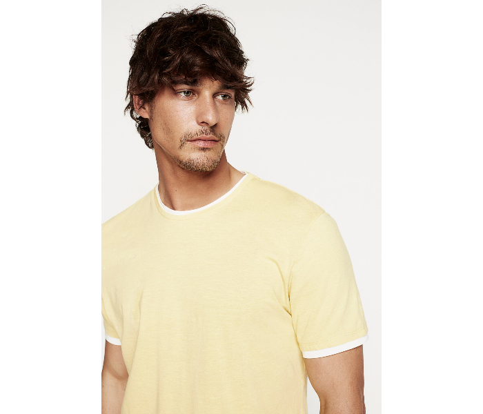 Springfield 712182204 Small Basic T-Shirt for Men - Yellow - Zoom Image 3