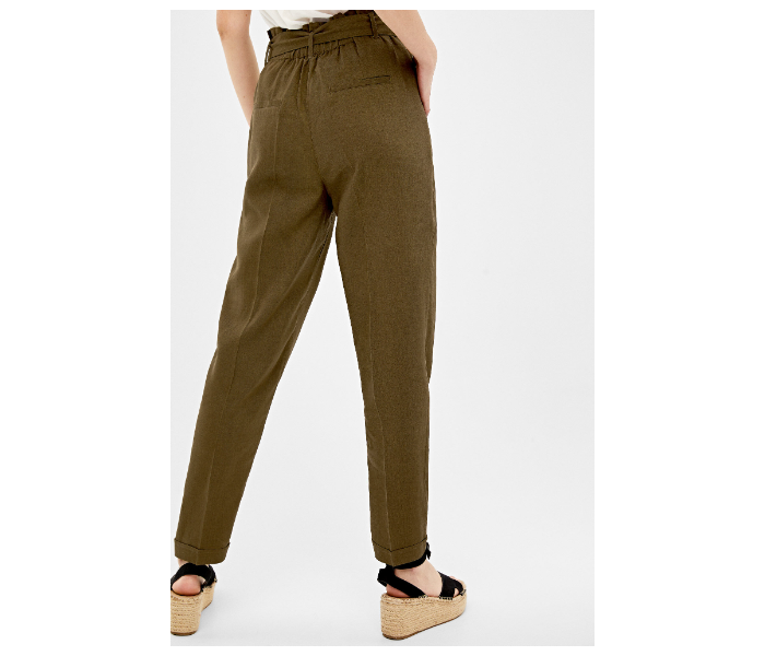 Springfield 683687920 Size 42 Cotton Pant for Women - Brown - Zoom Image 4