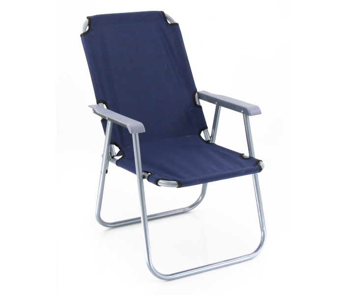 Gitco 8017 Oxford Cloth Foldable Camping Chair - Dark Blue - Zoom Image 1