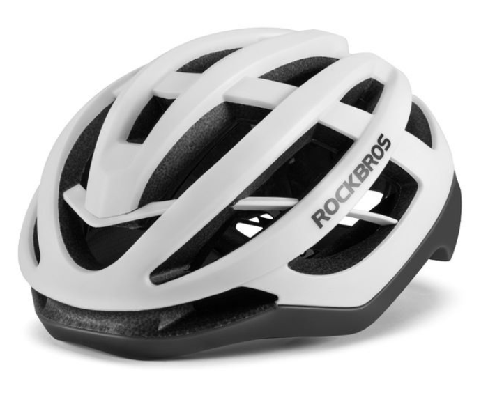 Rock Bros Lightweight Aero Road Bicycle Helmet - Black And White  - Zoom Image 1