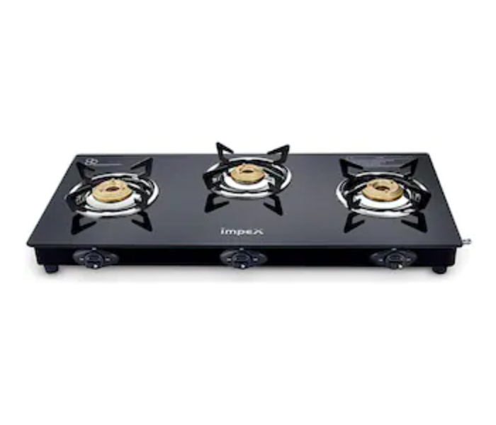 Impex IGS 1213F Auto Ignition 3 Burner LP Gas Stove - Zoom Image