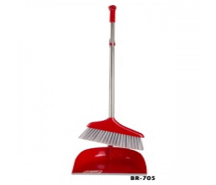 Britemax Bm705 Dustpan With Broom - Blue - Zoom Image