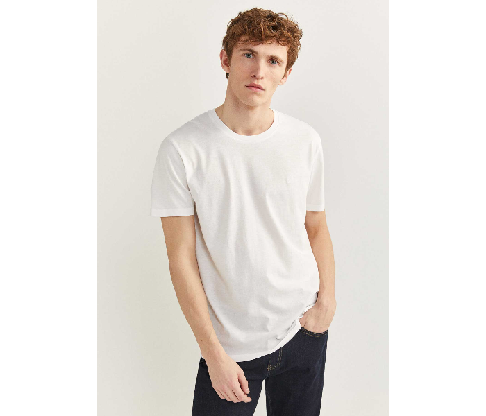 Springfield 712204799 Small Basic T-Shirt for Men - White - Zoom Image 1