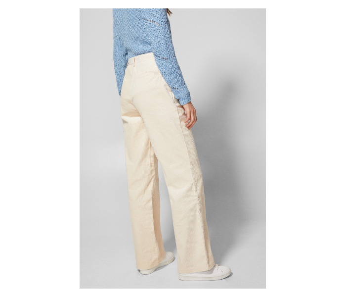 Springfield 683593797 Size 44 Cotton Pant for Women - White - Zoom Image 3