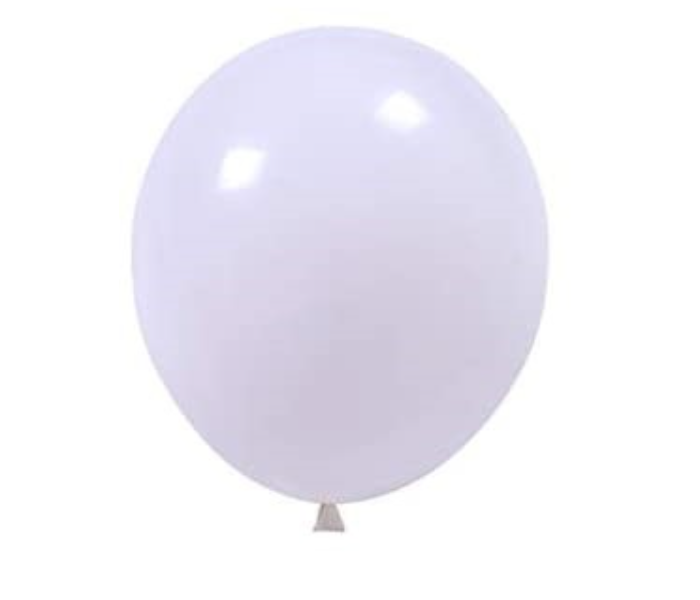 Mira Decor M-D-N10-501 10 inch Pack of 50 Piece Latex Balloon - White - Zoom Image