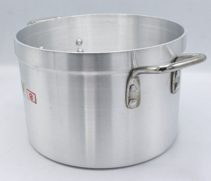 Gitco GIT2892 21x38 cm Aluminium Stew Pot -Silver - Zoom Image 3