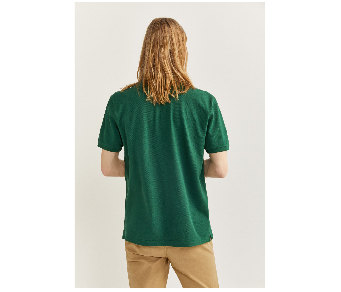 Springfield 855104924 Large Basic Polo Shirt for Men - Green - Zoom Image 3