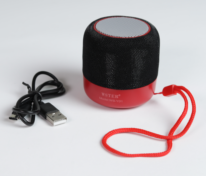 WSTER WS-Y01 Wireless Stereo Speaker - Black - Zoom Image 4