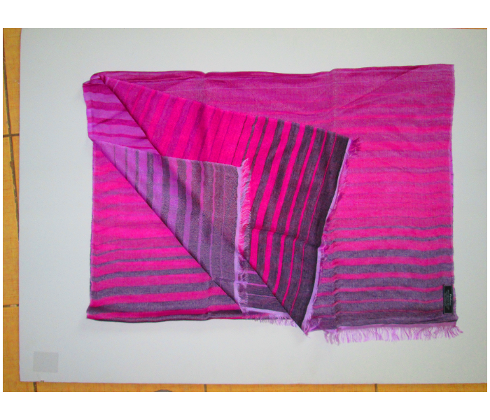 Style It STY-PS-PB Genuine Hand Woven Pashmina Shawl - Pink - Zoom Image 3