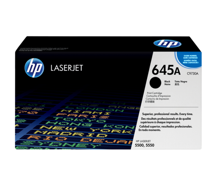 HP 645A C9730A Original LaserJet Toner Cartridge - Black - Zoom Image