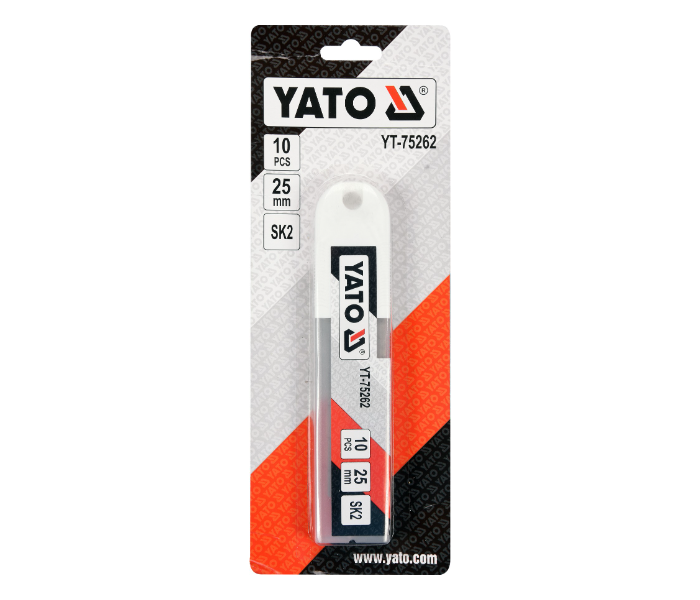 Yato YT-75262 Set of 10 Piece SK2H Steel Spare Blade - Silver - Zoom Image 3