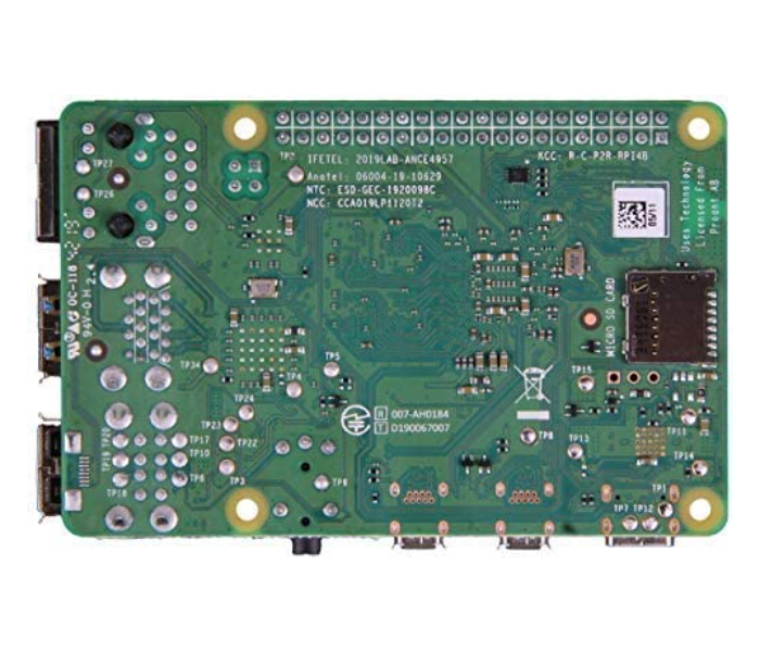 Raspberry Pi4 Model B 4GB RAM Quad Core with WiFi and Bluetooth - Green - Zoom Image 4