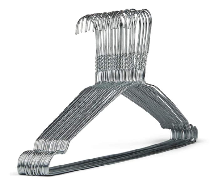 Mohajl 12 Piece Steel Coat Hanger - Silver - Zoom Image