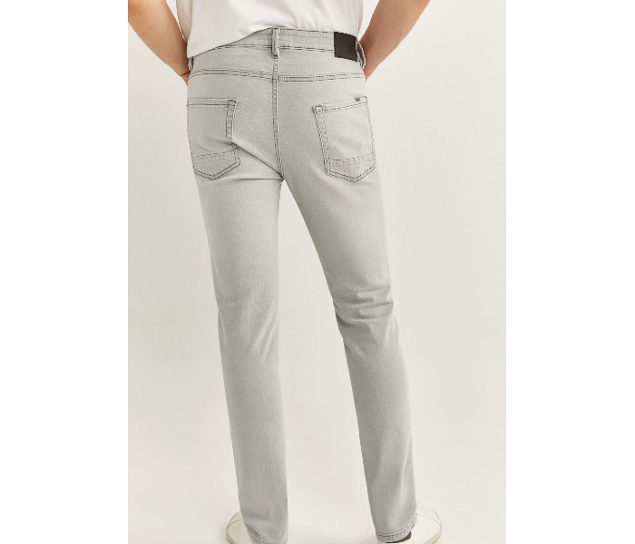 Springfield 175857848 Size 38 Jeans for Men - Light Grey - Zoom Image 3