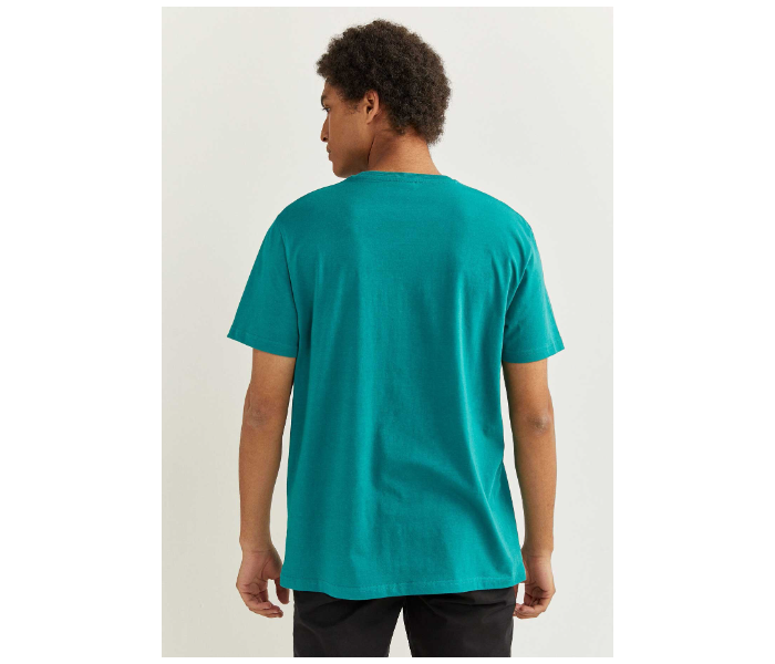 Springfield 712210187 XS Short Sleeve T-Shirt for Men - Turquoise - Zoom Image 2