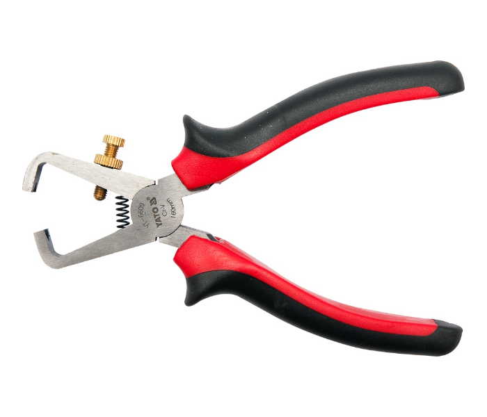 Yato YT-6609 6 Inch Cr-V Steel Wire Stripping Plier - Red and Black - Zoom Image 1