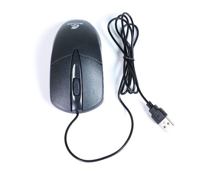 Jongo JM-018 Wired Optical Mouse - Black - Zoom Image 1