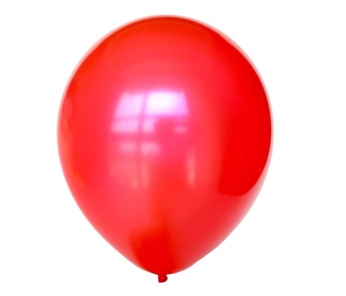 Mira Decor M-D-N10-506 10 inch Pack of 50 Piece Latex Balloon - Red - Zoom Image